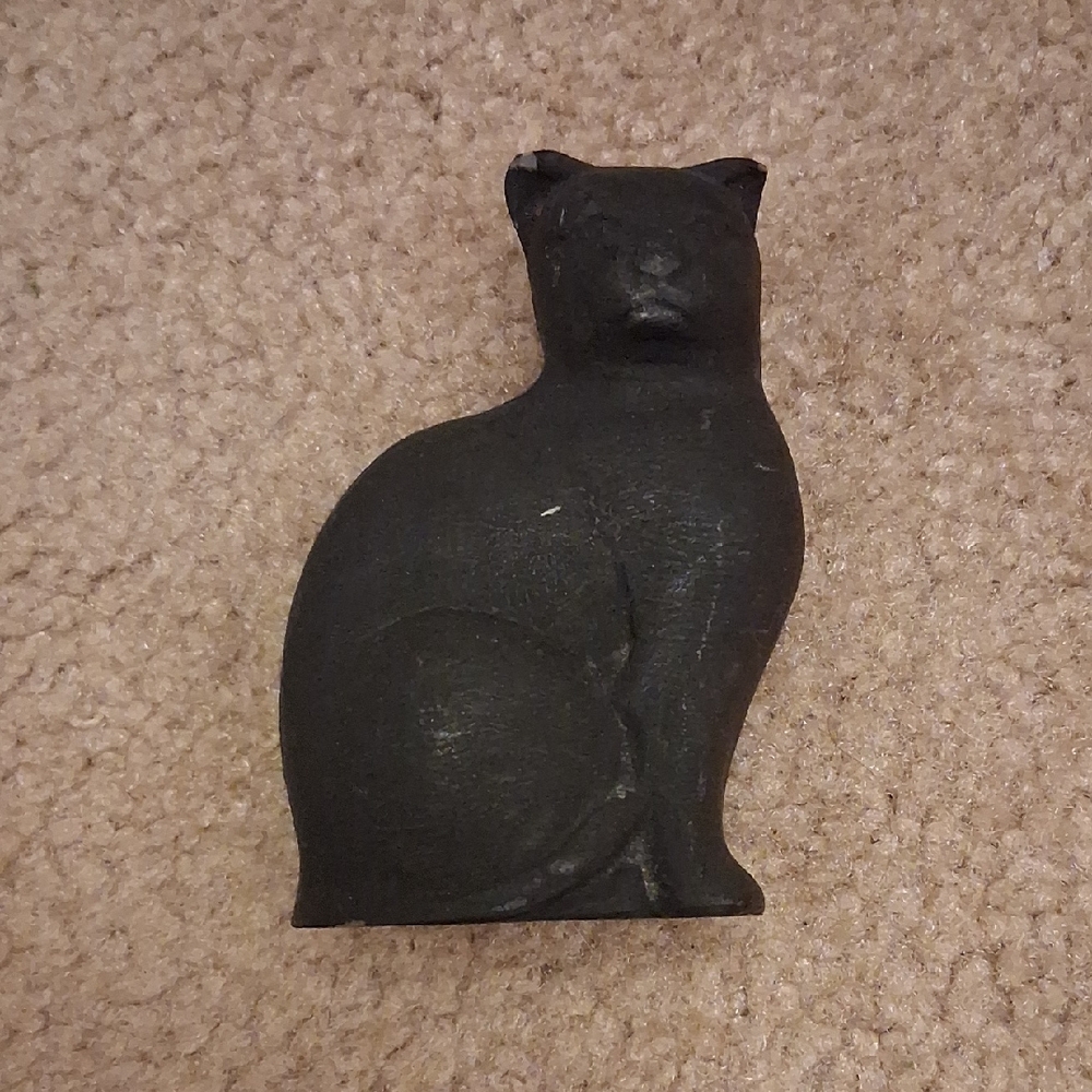 Vintage Black Cat Figurine